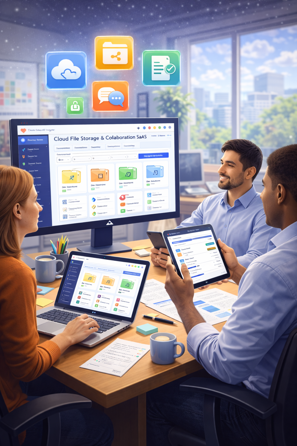 Cloud File Storage & Collaboration SaaS